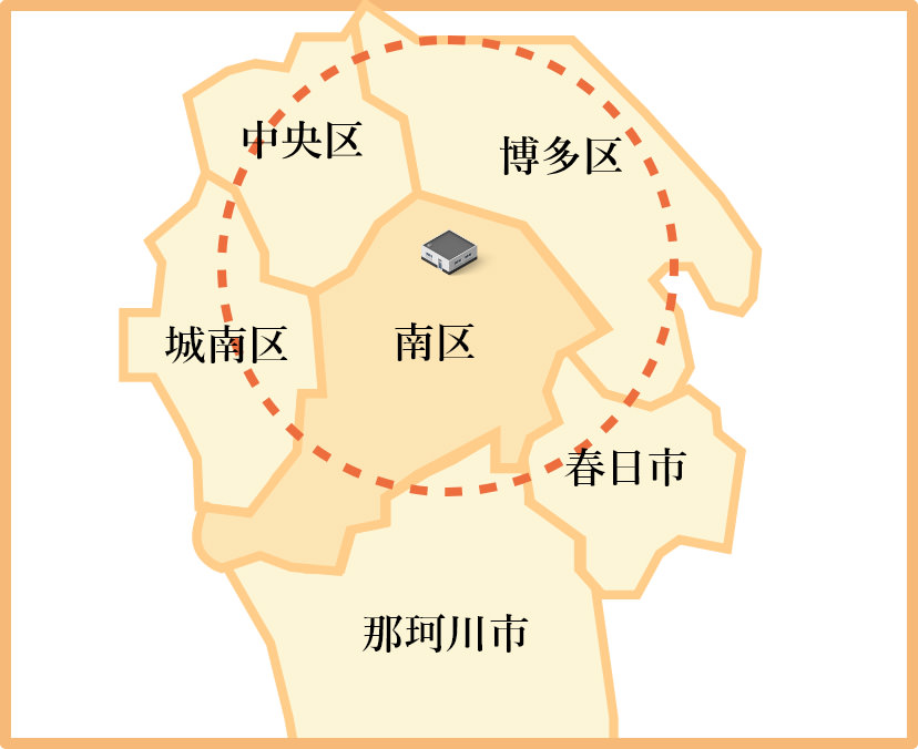 対応エリアマップ